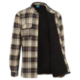 KA3 Sherpa Lined Check Shirt - Black