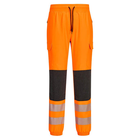 PW3 Hi-Vis Flexi Jogger - Orange/Black