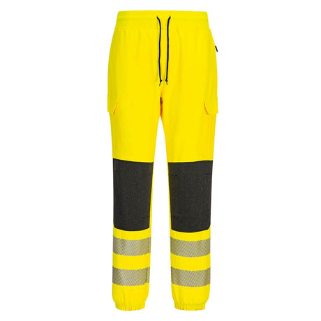 PW3 Hi-Vis Flexi Joggers - Yellow/Black