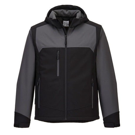 KX3 Hooded Softshell (3L) - Black/Grey