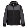 KX3 Hooded Softshell (3L) - Black/Grey