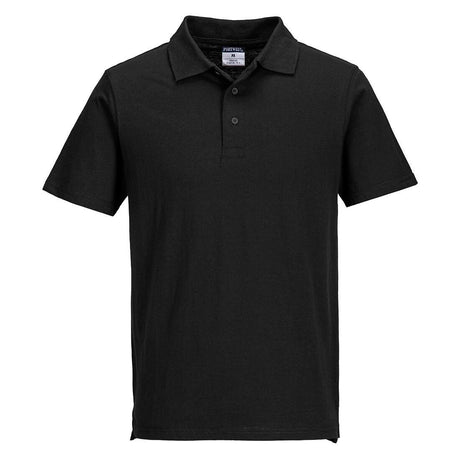 Lightweight Jersey Polo Shirt S/S (48 in a box) - Black