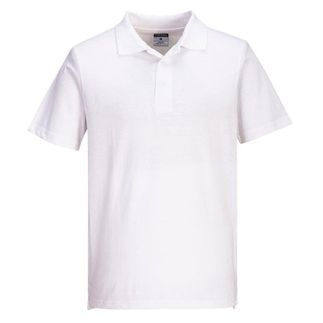 Lightweight Jersey Polo Shirt S/S (48 in a box) - White