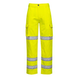 Hi-Vis Women's Three Band Work Trousers - Yellow