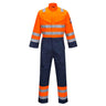 Modaflame Work HVO Multi-Norm Contrast Coverall - Orange/Navy