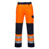 Modaflame Work HVO Multi-Norm Contrast Trousers - Orange/Navy