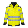Modaflame Rain+ Hi-Vis Multi-Norm Contrast FR Jacket - Yellow/Navy