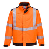 Modaflame Hi-Vis Multi Norm Arc FR Softshell Jacket - Orange/Navy
