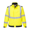 Modaflame Hi-Vis Multi Norm Arc FR Softshell Jacket - Yellow/Navy