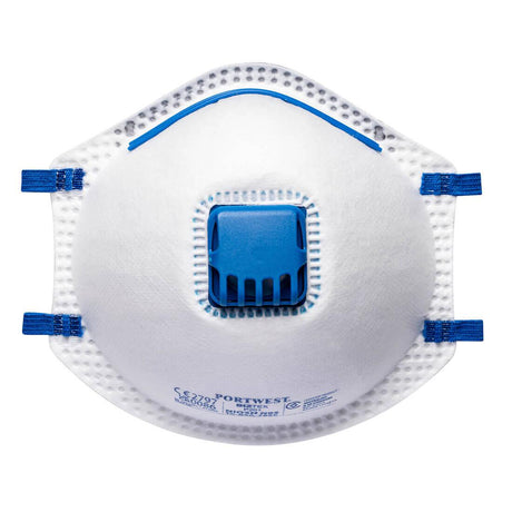 FFP2 Valved Respirator (Pk10) - White