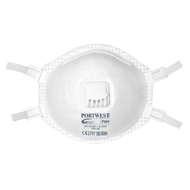 FFP3 Valved Respirator (Pk10) - White