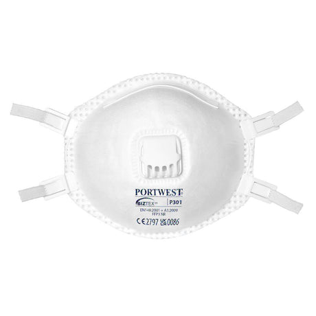 FFP3 Valved Respirator (Pk10) - White
