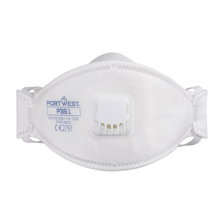 Trifold Valved Dolomite FFP3 Respirator (Pk10) - White