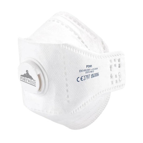 EAGLE FFP3 Valved Dolomite Fold Flat Respirator (Pk10) - White