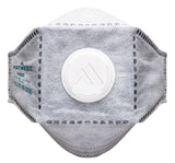 EAGLE FFP3 Valved Carbon Fold Flat Respirator (Pk10) - White