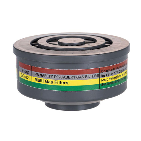 ABEK1 Gas Filter Special Thread Connection (Pk4) - Grey