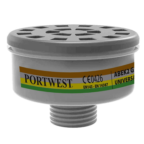 ABEK2 Gas Filter Universal Thread (Pk4) - Black