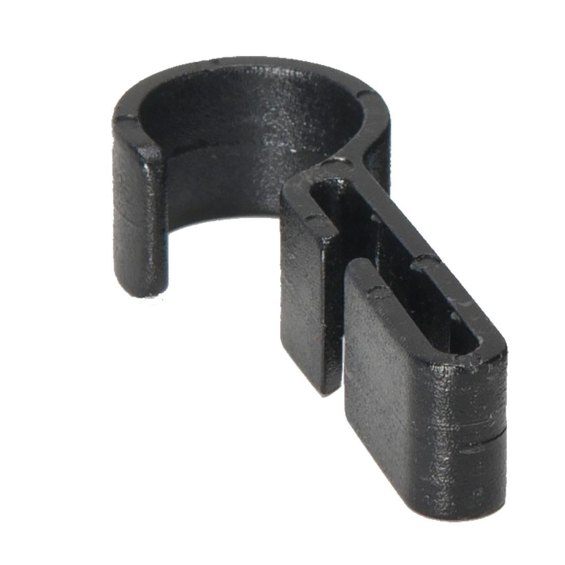 Universal Head Light Safety Helmet Clips (PK100) - Black