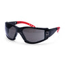 Wrap Around Pro Safety Glasses - Smoke