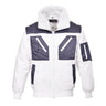 Two Tone Pilot Jacket - White