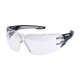 Anthracite Wraparound Safety Glasses - Mirror
