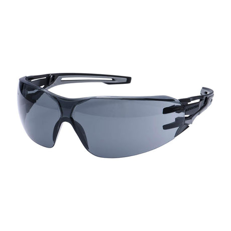Anthracite Wraparound Safety Glasses - Smoke