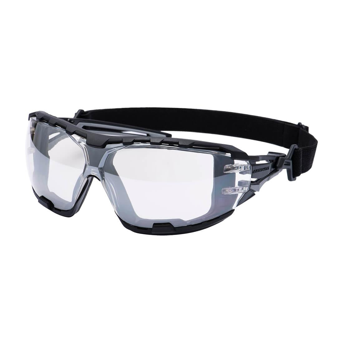 Anthracite Wraparound Plus Safety Glasses - Mirror