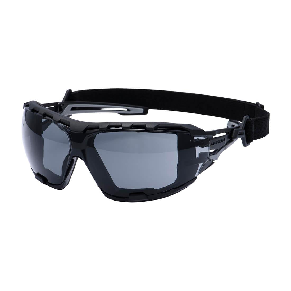 Anthracite Wraparound Plus Safety Glasses - Smoke