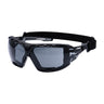 Anthracite Wraparound Plus Safety Glasses - Smoke