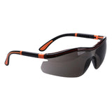 Neon Safety Safety Glasses - Smoke