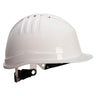 Expertline Safety Helmet (Wheel Ratchet) - White