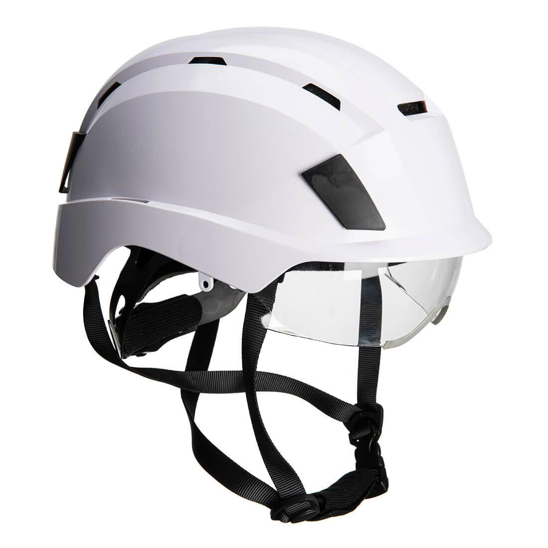 Integrated Visor Helmet - White