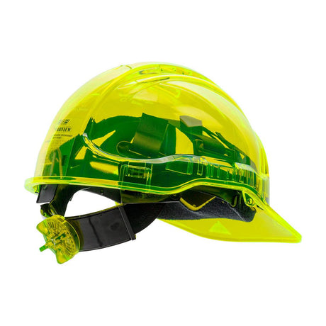 Peak View Ratchet Hard Hat Vented - Yellow