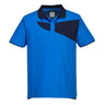 Two Tone Polo Shirt S/S - Royal/Navy