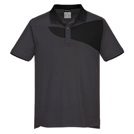 Two Tone Polo Shirt S/S - Zoom Grey/Black