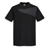 PW2 Cotton Comfort T-Shirt S/S - Black/Zoom Grey