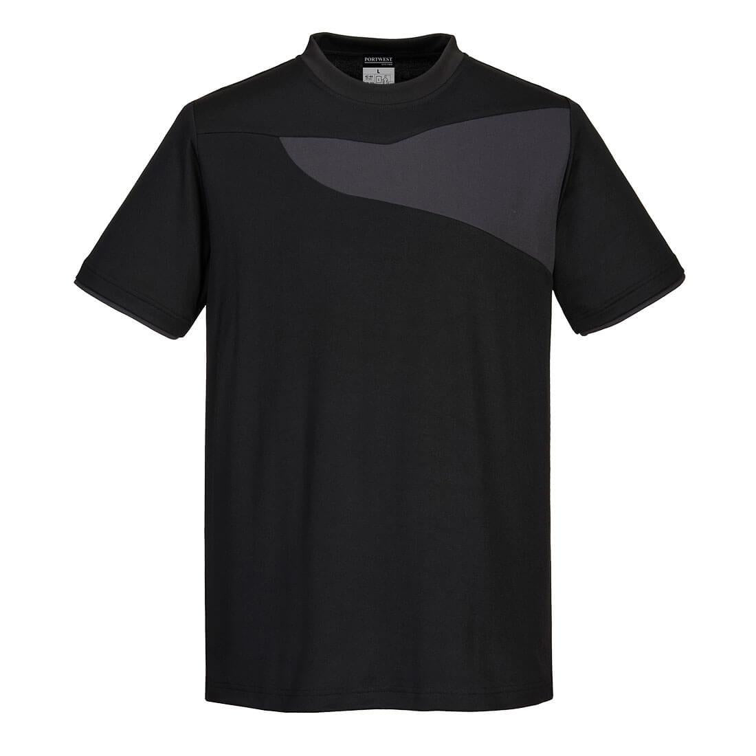 PW2 Cotton Comfort T-Shirt S/S - Black/Zoom Grey