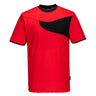 PW2 Cotton Comfort T-Shirt S/S - Red/Black