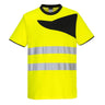 PW2 Hi-Vis Cotton Comfort T-Shirt S/S - Yellow/Black
