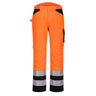 PW2 Hi-Vis Service Trousers - Orange/Black