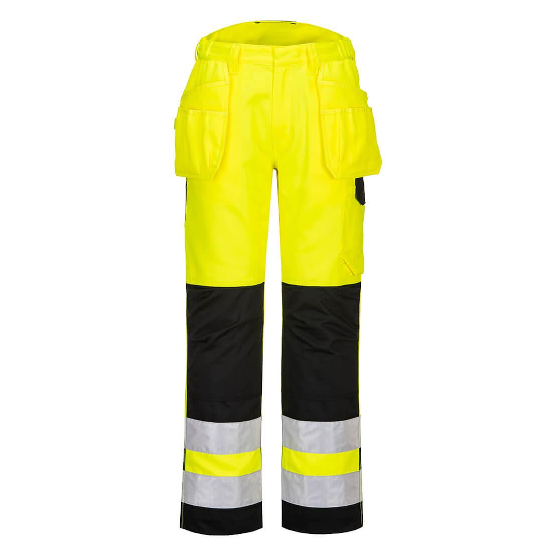 PW2 Hi-Vis Holster Pocket Trousers - Yellow/Black