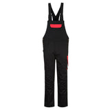 PW2 Bib and Brace - Black/Red