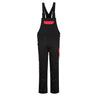 PW2 Bib and Brace - Black/Red