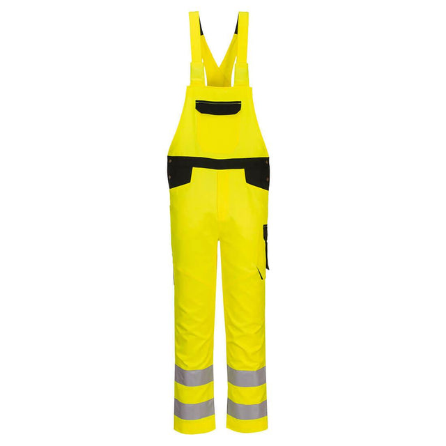 PW2 Hi-Vis Bib and Brace - Yellow/Black
