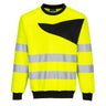 PW2 Hi-Vis Sweatshirt - Yellow/Black