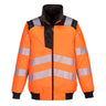 PW3 Hi-Vis 3-in-1 Pilot Jacket - Orange/Black