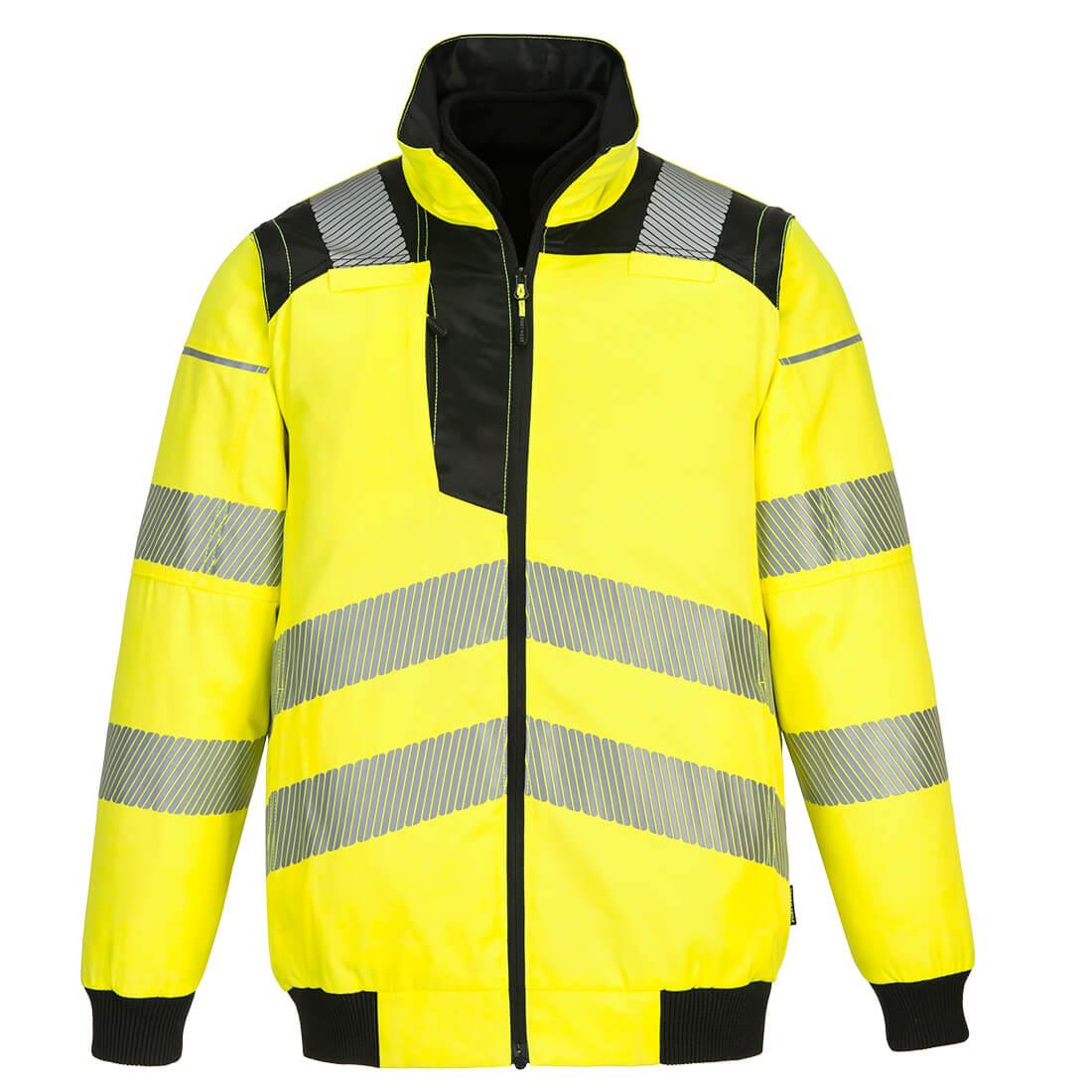 PW3 Hi-Vis 3-in-1 Pilot Jacket - Yellow/Black