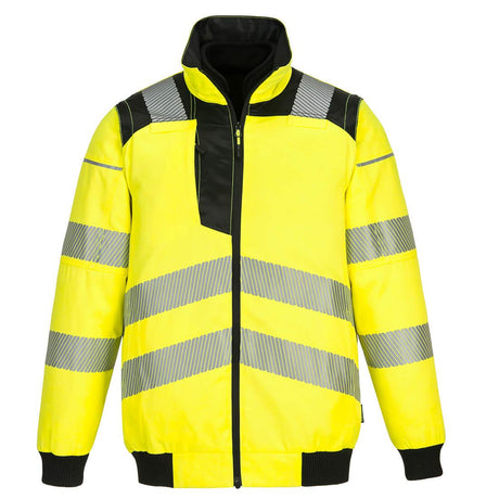PW3 Hi-Vis 3-in-1 Pilot Jacket - Yellow/Black