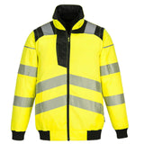 PW3 Hi-Vis 3-in-1 Pilot Jacket - Yellow/Black