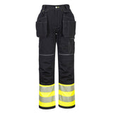 PW3 Hi-Vis Class 1 Holster Pocket Trousers - Yellow/Black